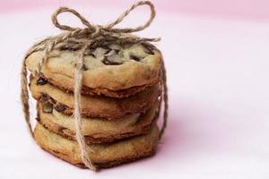 choklad chip cookie foto