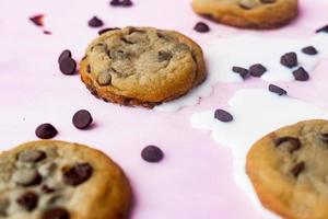 choklad chip cookie foto