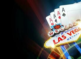 poker las vegas bakgrund foto