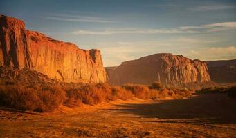 naturskön röd sand öken- av de arizona foto