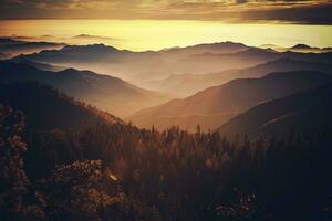 naturskön kalifornien sierra nevada foto