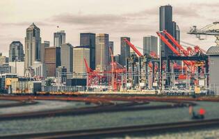 seattle horisont Washington foto