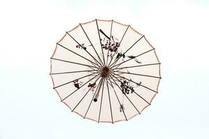 kinesisk paraply färgrik foto
