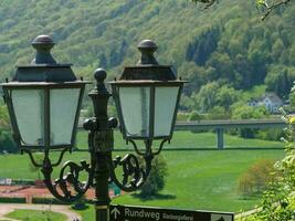 de små stad av saarburg på de saar flod i Tyskland foto