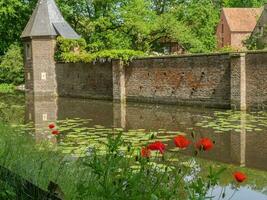 de slott av wellbergen i Westfalen foto