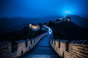 bra Kina vägg ai generativ foto