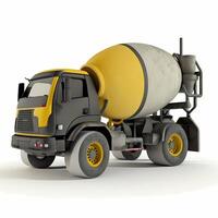 betong mixer lastbil design ai genererad foto