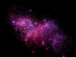blå nebulosa galax stjärnor yttre himmel bakgrund foto