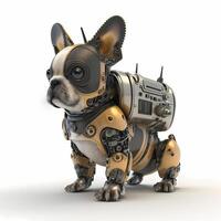 hund säkerhet robot design ai genererad foto