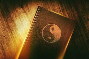 taoism bok av harmoni foto