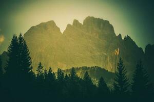 italiensk alps landskap foto