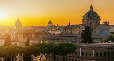 rom och vatican stad foto