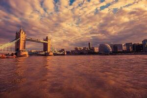 London flod thames foto