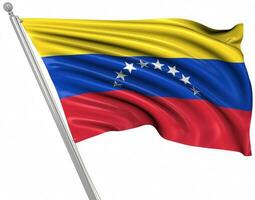 venezuelas flagga foto