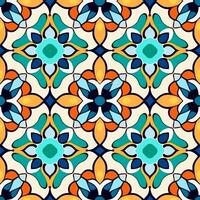 färgrik islamic mönster, islamic mönster, islamic textur, generativ ai foto