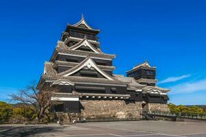 tenshu av kumamoto slott i kumamoto stad, kyushu, japan foto