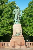 st. Petersburg, ryssland - augusti 15 monument till kompositör glinka i st. petersburg foto