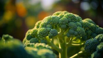 färsk organisk grönsaker i mång färgad bukett, en friska sommar skörda genererad förbi ai foto
