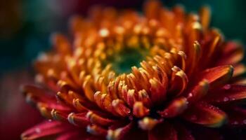 vibrerande mång färgad gerbera daisy bukett, en gåva av roman genererad förbi ai foto