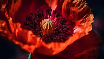 vibrerande hibiskus blommar utstråla skönhet i natur genererad förbi ai foto