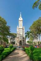 ho chi minh, viet nam - 22 april 2023 jeanne d'arc kyrka i ho chi minh stad, vietnam foto