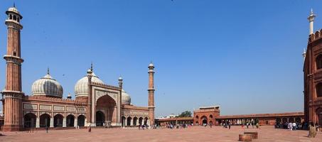 jama masjid moské New Delhi Indien foto