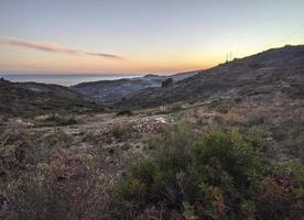 landskap av de liguriska kullarna foto