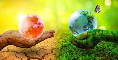 begreppet miljövård och global uppvärmning