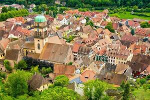 landskap av Alsace område i Frankrike foto