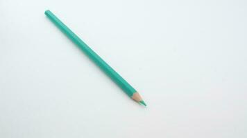 makro se av kritor. färgad pennor. färgad pennor på vit bakgrund. foto