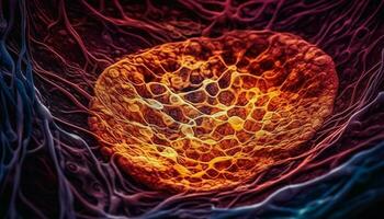 förstorade celler avslöja medicinsk mysterier i forskning genererad förbi ai foto