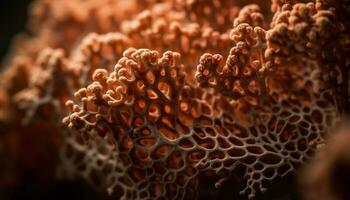 färgrik korall rev vimlar med vibrerande hav liv genererad förbi ai foto