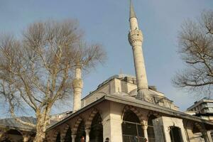 Kalkon istanbul 12 januari 2023. mihrimah sultan moské i uskudar. foto