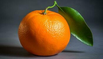 saftig citrus- frukt i vibrerande färger, perfekt för friska äter genererad förbi ai foto