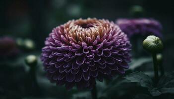 vibrerande bukett av mång färgad blommor i natur stänga upp skönhet genererad förbi ai foto