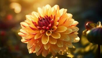 vibrerande daisy bukett ställer ut natur skönhet i mång färgad kronblad genererad förbi ai foto