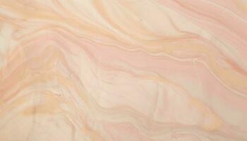 abstrakt marmorerad bakgrund med slät rosa vågor och utsmyckad dekoration genererad förbi ai foto