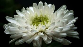 vibrerande daisy blomma ställer ut skönhet i natur delikat tillväxt genererad förbi ai foto