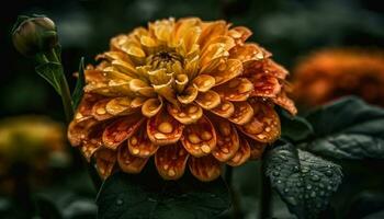 vibrerande hortensia bukett i en grön vas, natur gåva genererad förbi ai foto