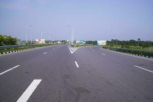 dela upp motorväg väg i bhanga interexchange av bangladesh foto