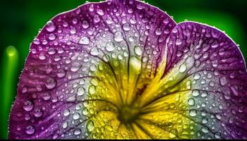 vibrerande gerbera daisy speglar rena skönhet i natur bräcklighet genererad förbi ai foto