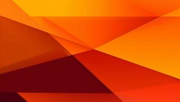 abstrakt orange bakgrund med enkel linjer.färgglada orange design. ljus och modern med skugga. ai genererad foto