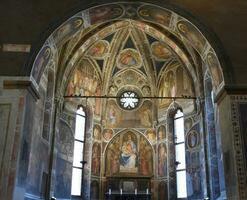 padova Italien- augusti 8, 2022 de kapell av välsignad belludi inuti de basilika. Padua, Italien foto