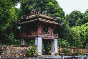 tempel litteratur vietnam foto