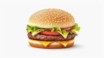 burger 3d generativ ai foto