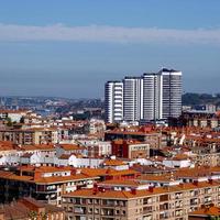 stadsbilden i bilbao city spanien foto