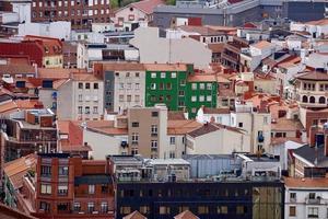 stadsbilden i bilbao city spanien foto