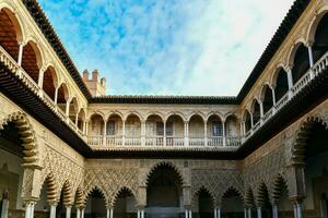 kunglig alcazar - Sevilla, Spanien foto