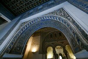 kunglig alcazar - Sevilla, Spanien foto