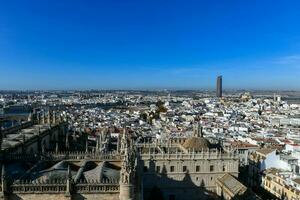 katedral av st. mary av de ser av sevilla - Spanien foto